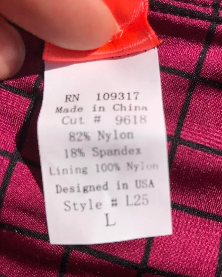 B.Swim Maroon & Black Bikini Bottoms Large - Image 9