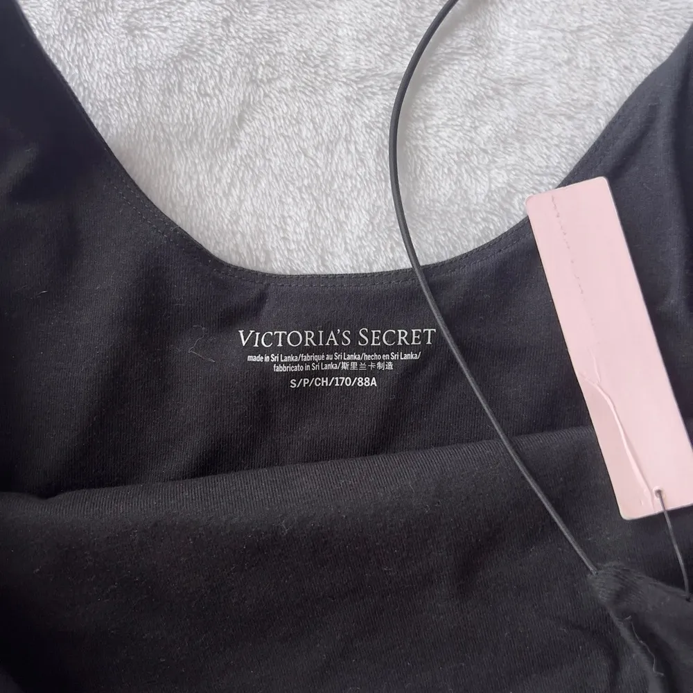 Victoria’s Secret Black Spaghetti Strap Crop Top - Image 3