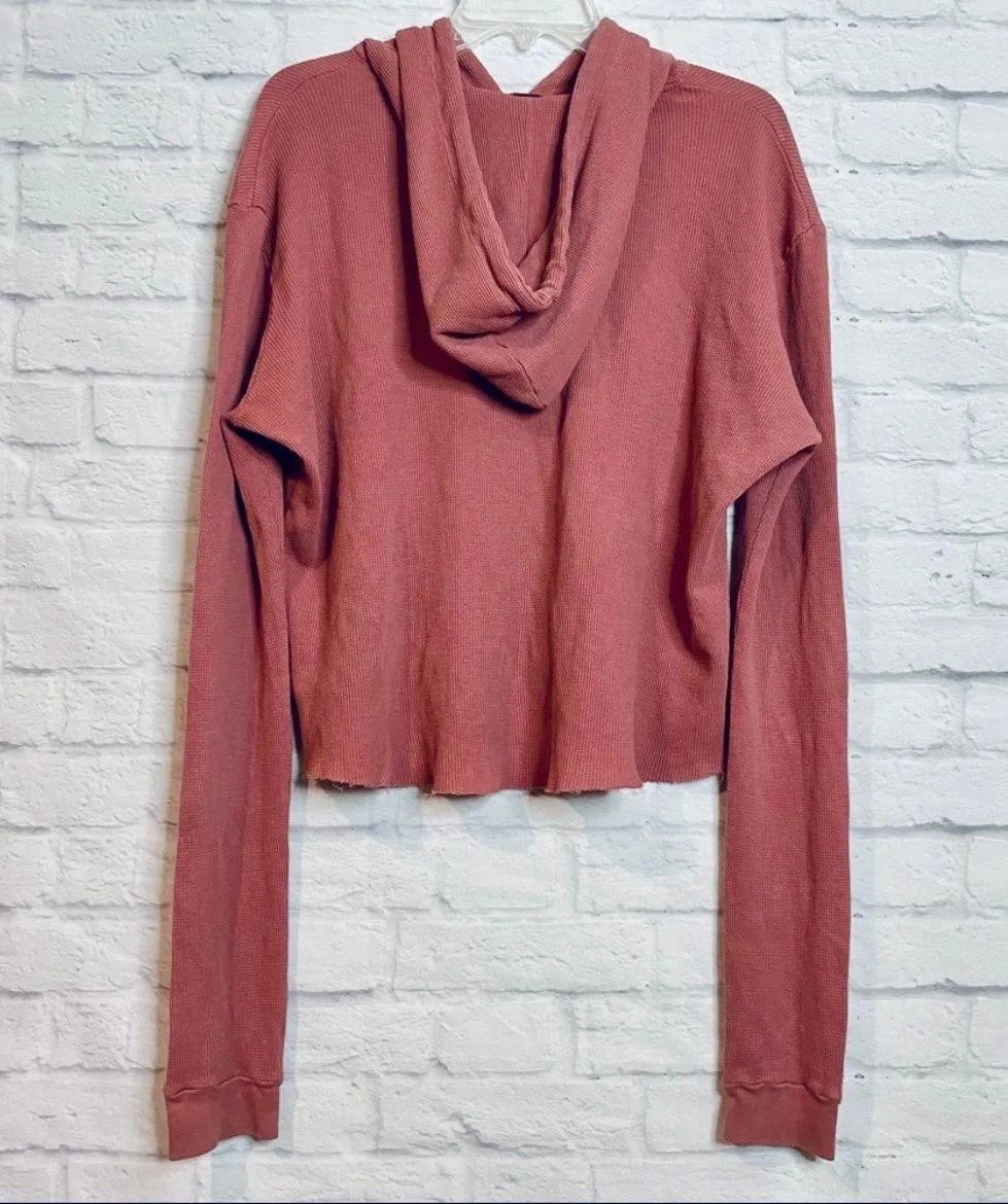 Waffle Knit Hoodie - Image 5