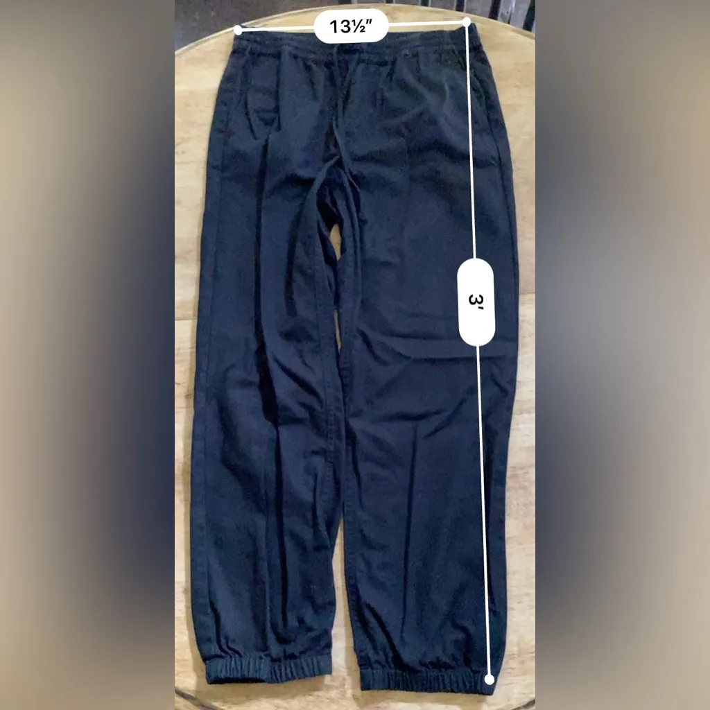 J‎ Crew Women’s Size 4 Black 26” Soft Twill Joggers - Image 9