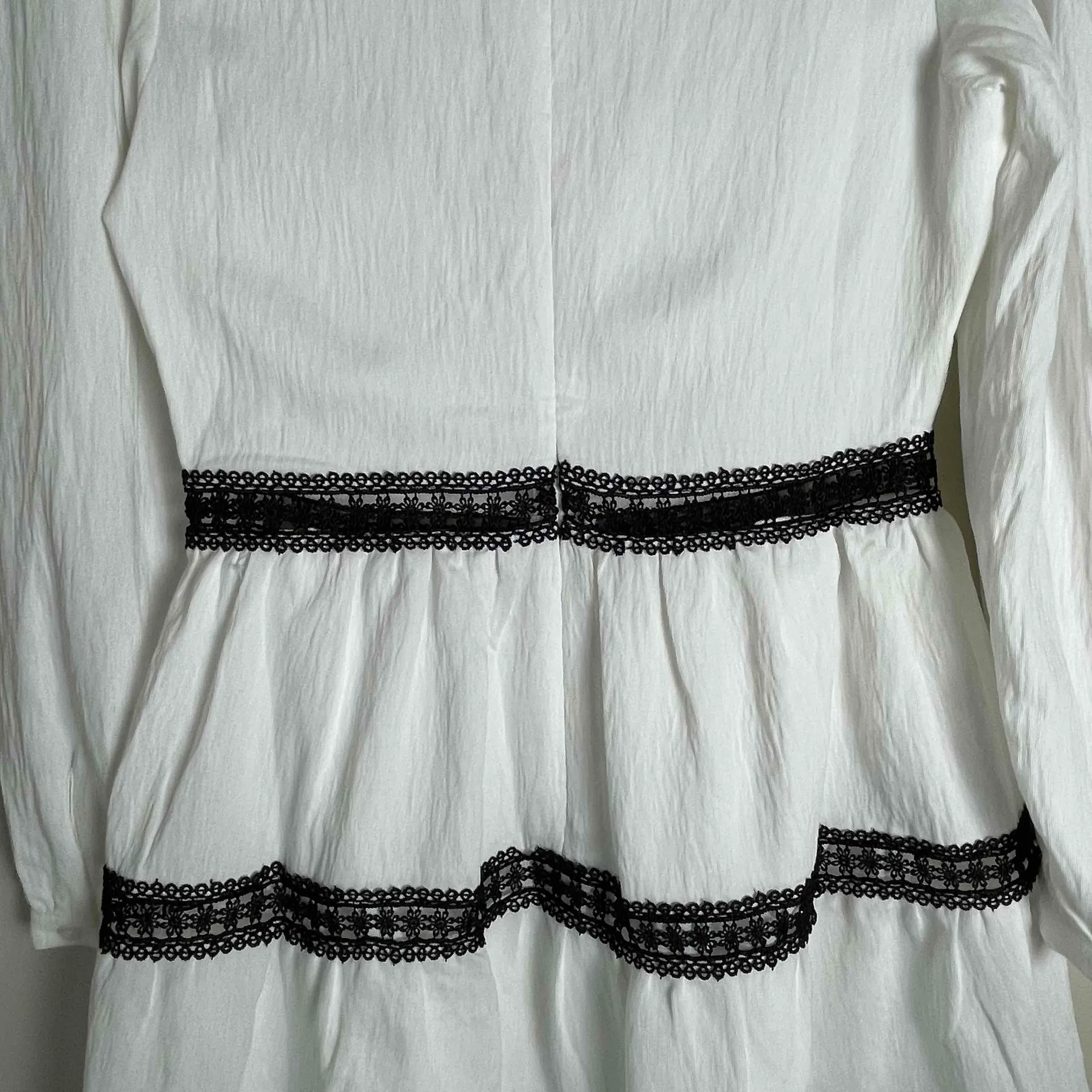 New Endless Rose‎ Long Sleeve Lace Baby doll Cottage Core Knee Length Dress XS - Image 9