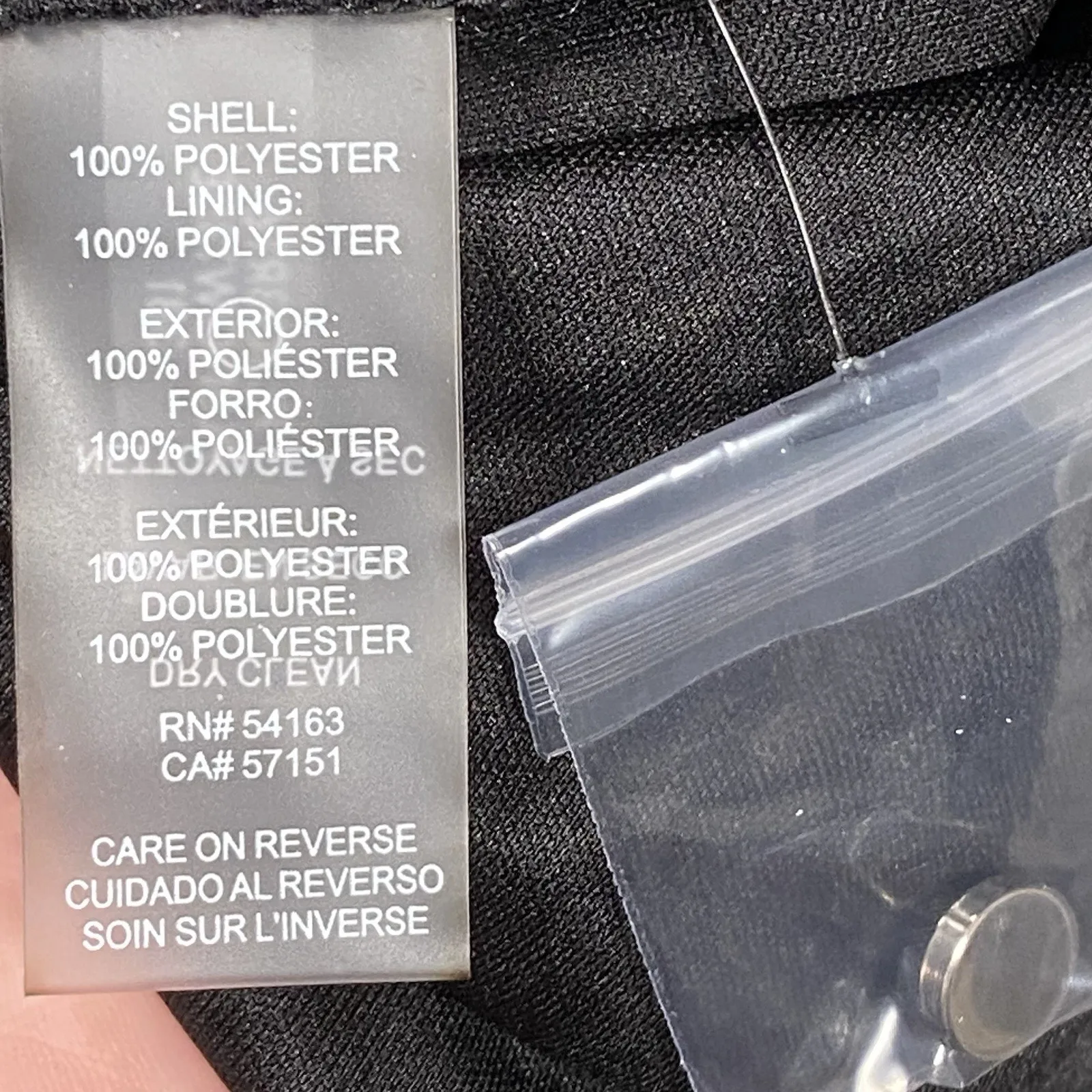 Marc New York Dress Women’s 18 Red Black Floral Sheer Long Sleeve Hi-Low NEW - Image 7