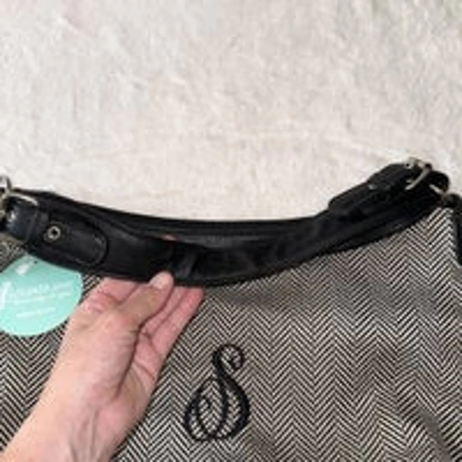 Initials Inc Black‎ White Purse Black - Image 9