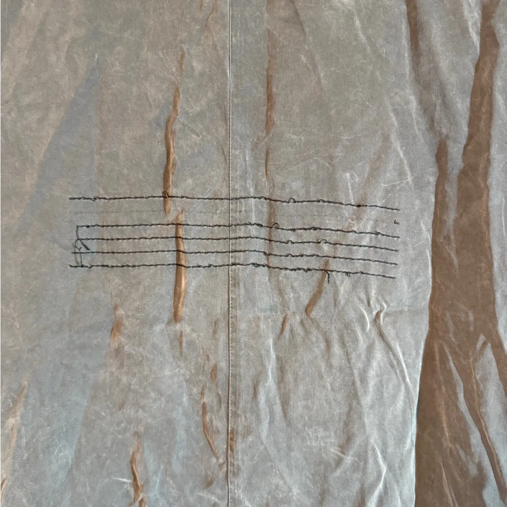 Bebe  Black Shorts Romper Jumpsuit Button Up 3/4Sleeves Faded Black Y2K VTG - Image 10