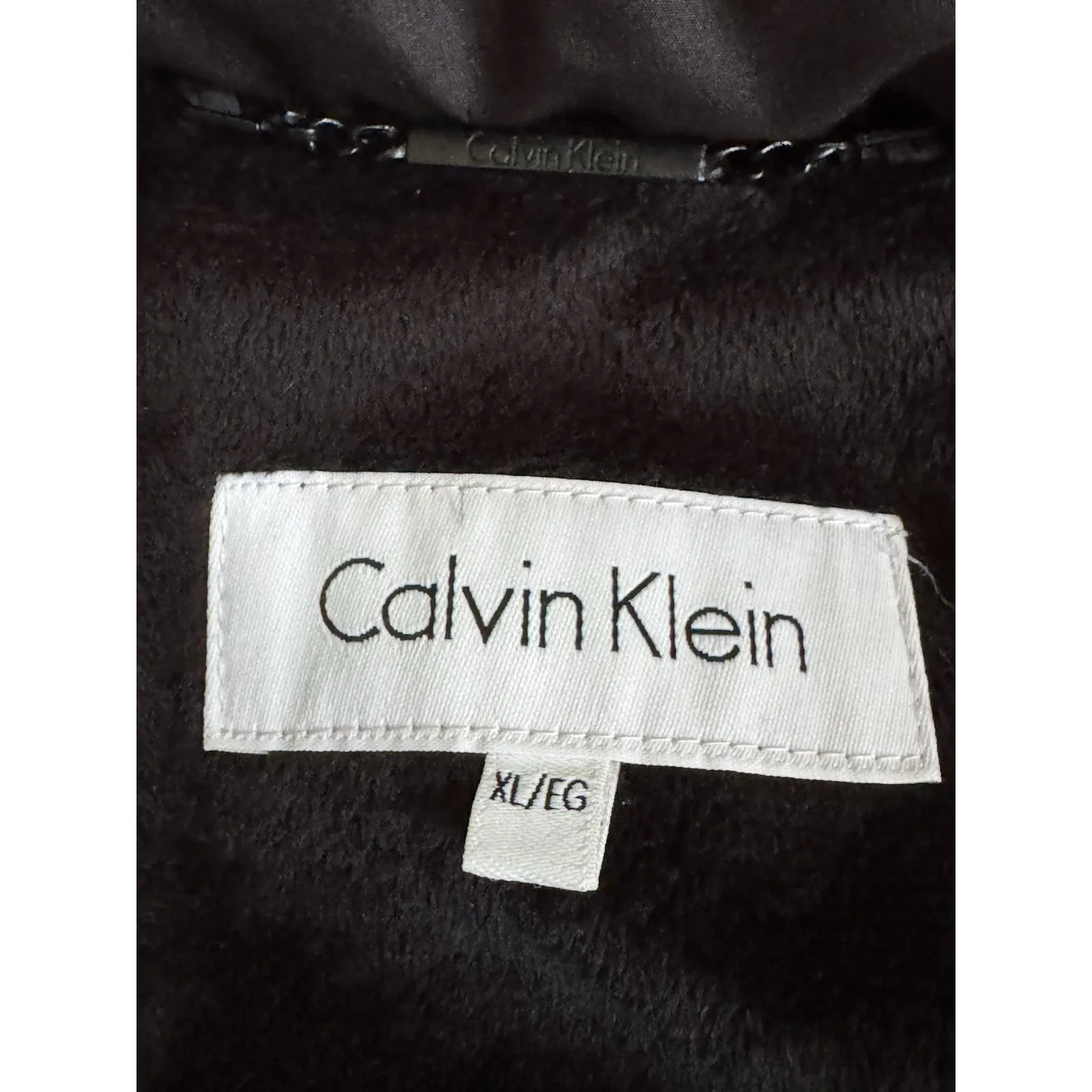 Calvin Klein Women’s XL Faux Fur Hooded Down Puffer Coat Jacket X Large Winter - Image 4