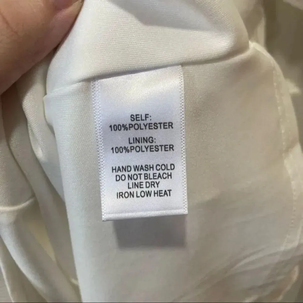 Lulus  Shell Print Flounce Shift Dress White Small - Image 10