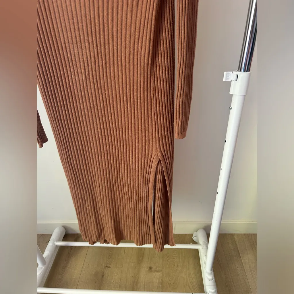 Lovers & Friends Brown Slit Long Cardigan Size‎ XS - Image 4