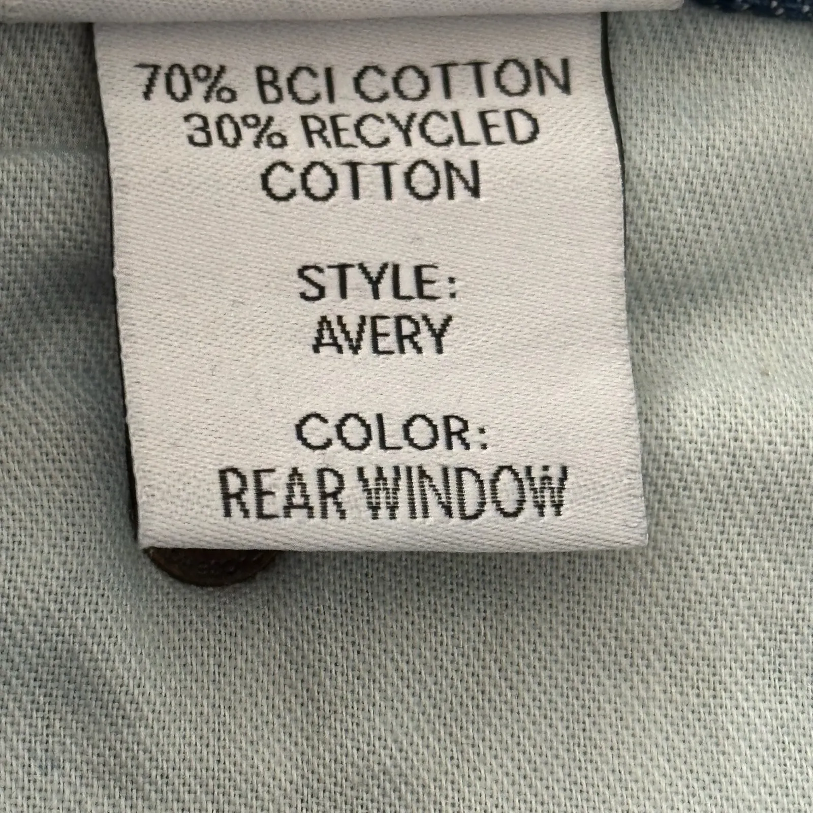 Boyish Avery High Rise Straight Leg Jeans Rear Window Wash Tie Ankle Womens 25 - Image 3