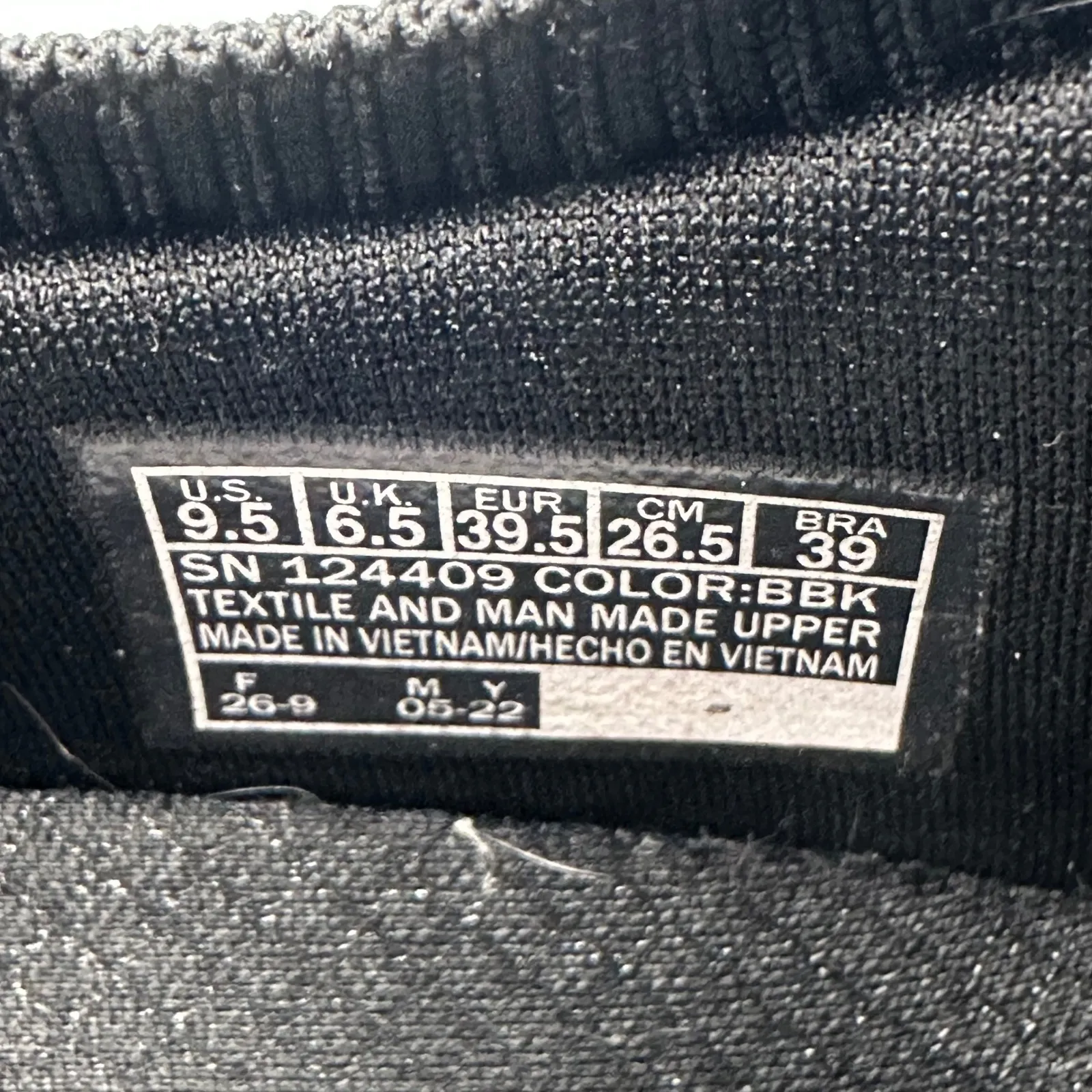 Skechers Go Walk Arch Fit Womens Black Knit Slip On Sneakers Shoes US 9.5 - Image 6