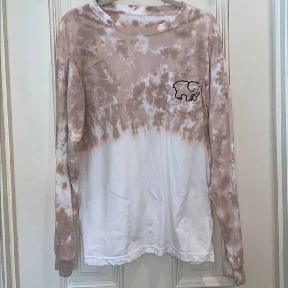 Ivory Ella long sleeve tie- dyed T-shirt - Image 6