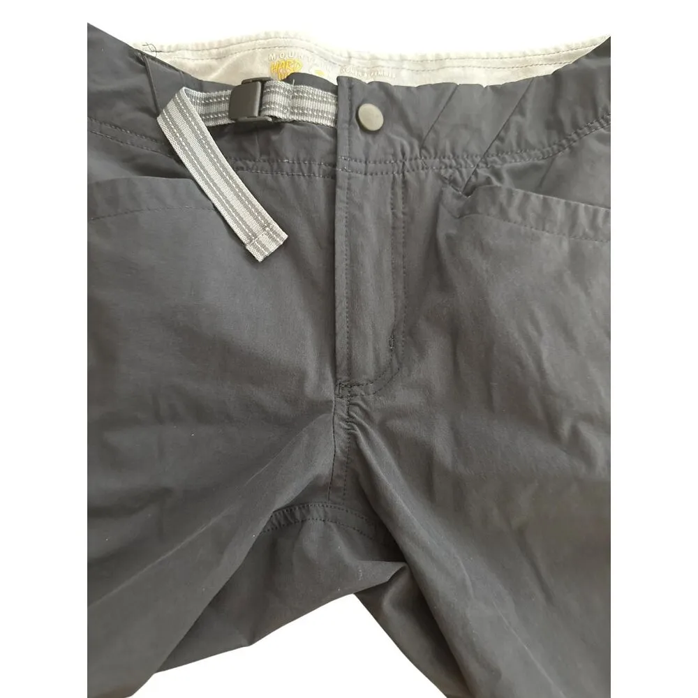 Womens Black Nylon Hiking Pants Size 8 Cropped Capri - Image 5