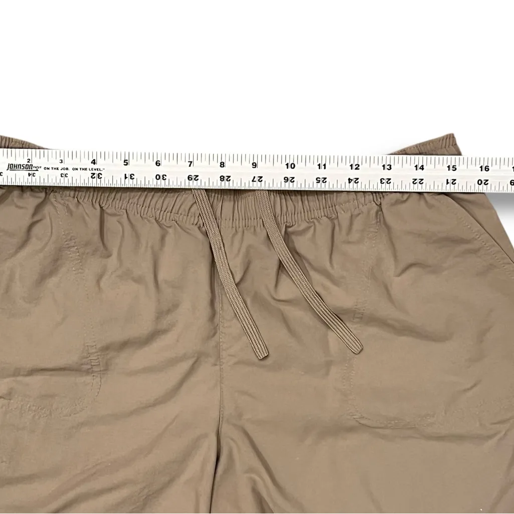 Columbia Women’s Quick Dry Running Swimming Outdoor Shorts, Tan Beige Sz L A-7 - Image 4