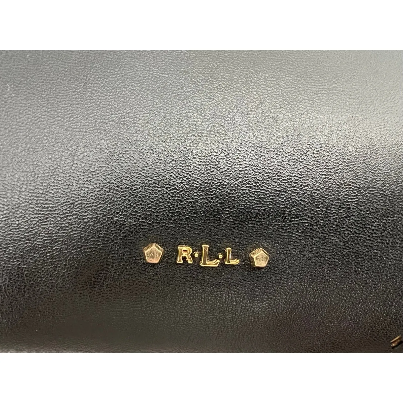 Lauren Ralph Lauren Tasmine Crossbody Bag‎ Black • Gold Hardware - Image 5