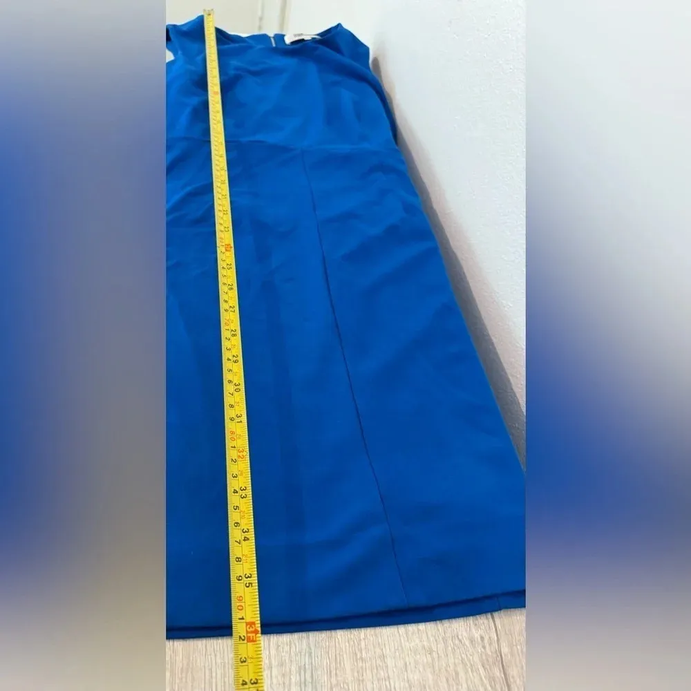 Diane von Furstenberg Carrie Dress Cobalt Blue Luxe Career Office Size 14 - Image 5