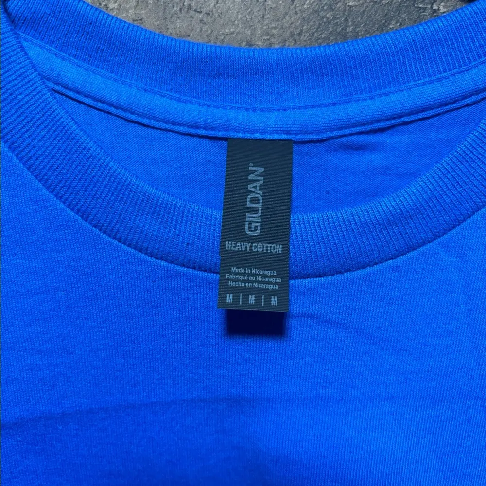 Autism awareness custom graphic tshirt Blue Size M - Image 3