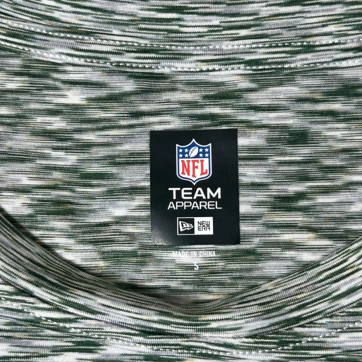 Green Bay Packers‎ T Shirt Womens Size S NFL Team ApparelSpace Dye Tee NEW - Image 4