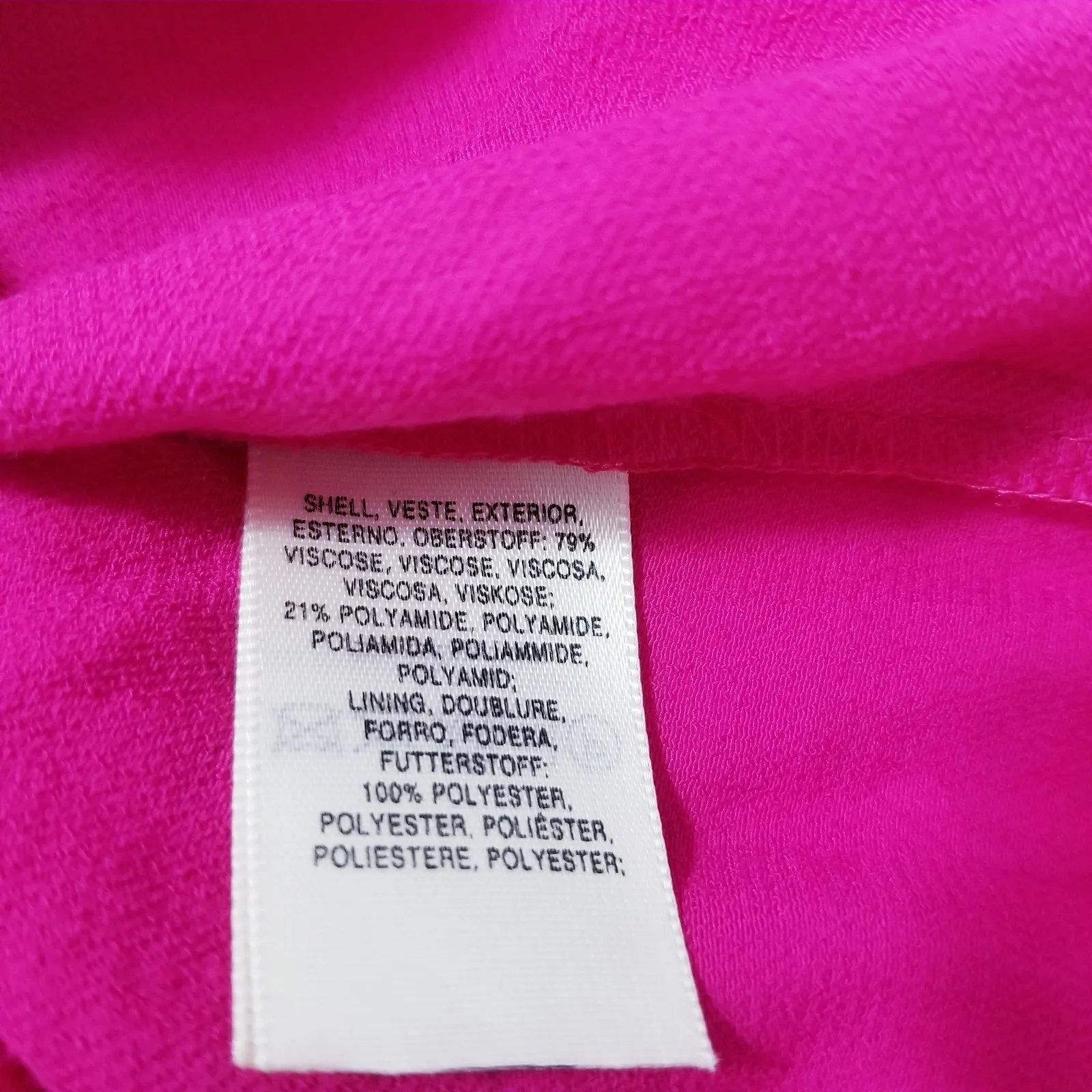 Anthropologie MAEVE Hot Pink Jumpsuit Smocked Strapless Wide Leg - Image 12