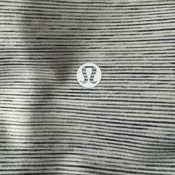 Lululemon Align High‎ Rise Leggings Size 2 Striped Grey Black Yoga Athleisure - Image 10