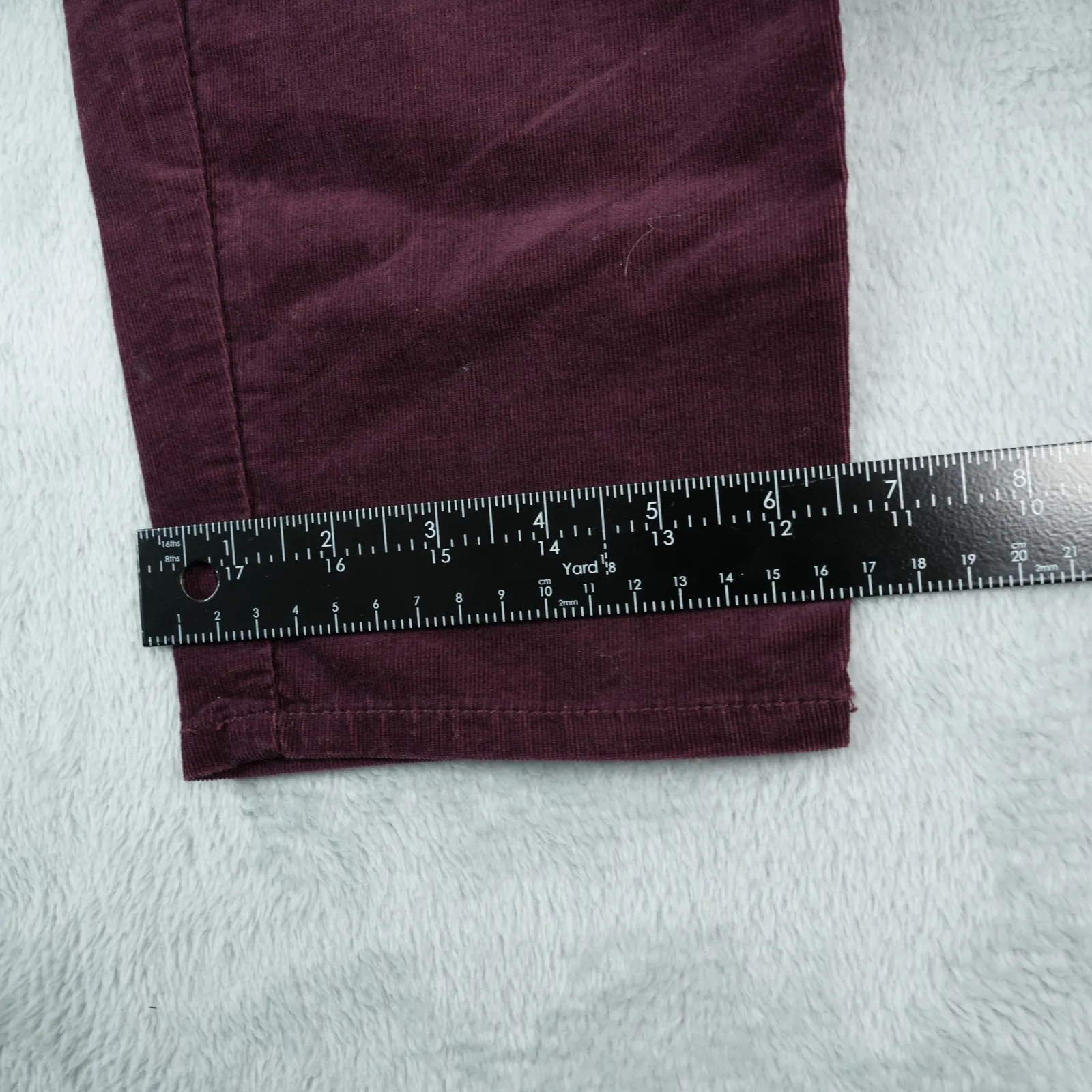Gap Jeans Womens 12 Dark Maroon Premium Stretch Skinny Ankle Corduroy Mid Rise - Image 12