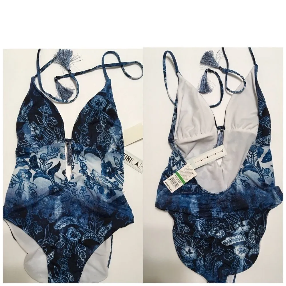 New. Indigo one piece swimsuit. Large - Image 9
