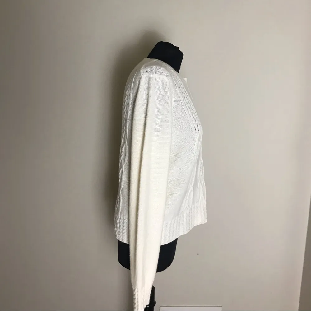 Banana Republic Wool - Blend Cream Sweater - Image 2