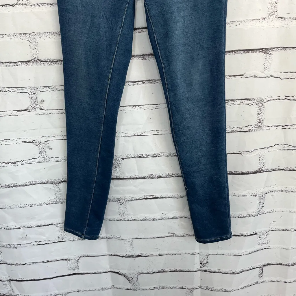 Seven7 Brooks Knit High Rise Denim Legging Jegging Women’s 4 Blue Skinny Jeans - Image 4