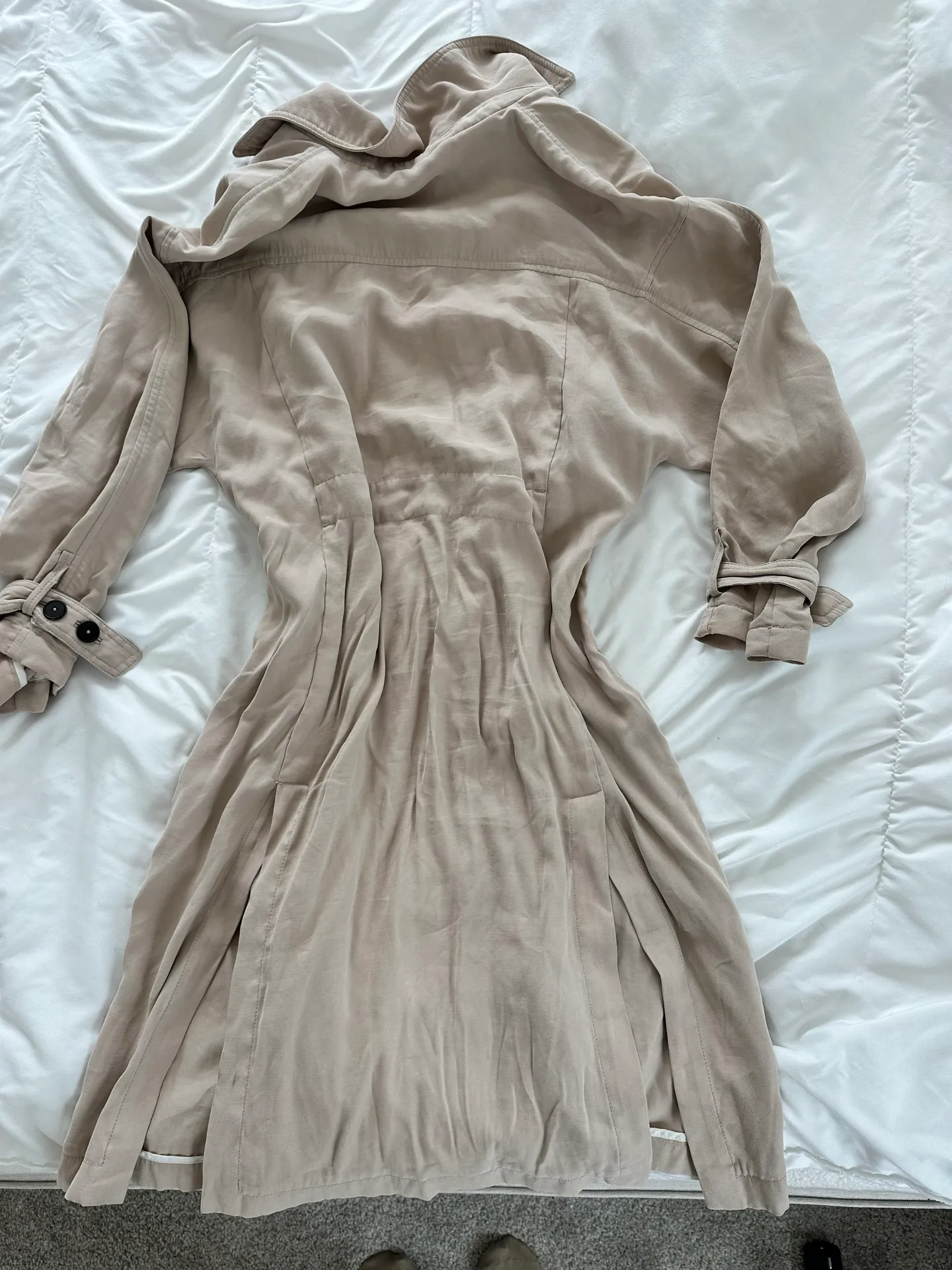 Beige Trench Coat - Image 6