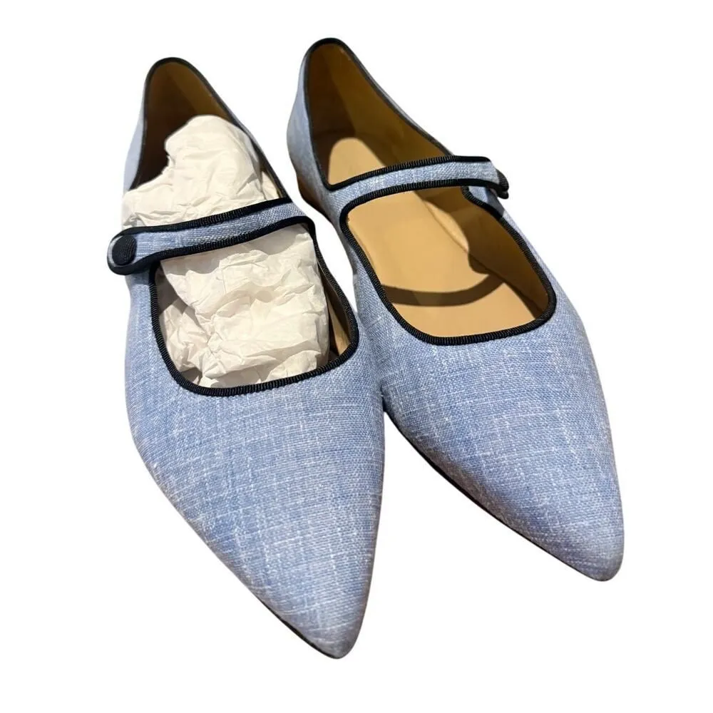 Tuckernuck NIB  Chambray Jane Flats Sz. 9 - Image 4