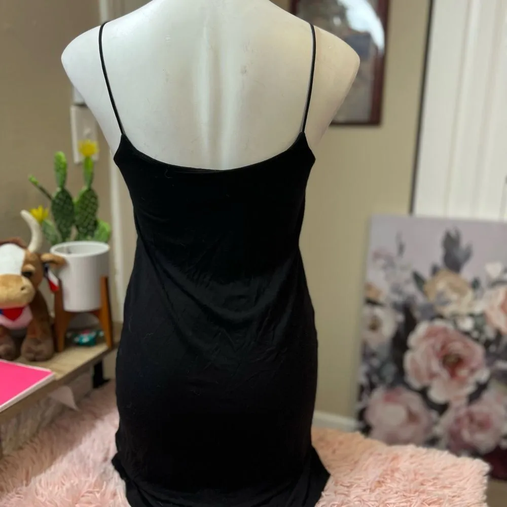 H&M mini Black dress - Image 3