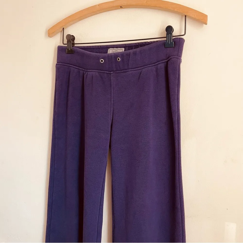 Ugg Straight Leg Terry Fleece Lined Purple Sweatpants size S - Image 10