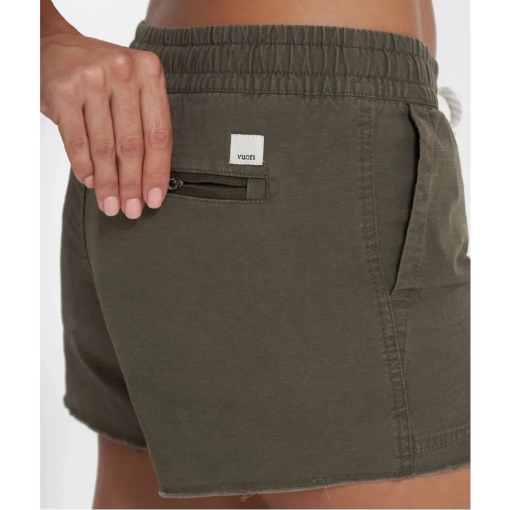 Vuori Dark Oregano Green Duraterra
Vintage Ripstop Shorts Raw Hem Sz
Medium M - Image 4