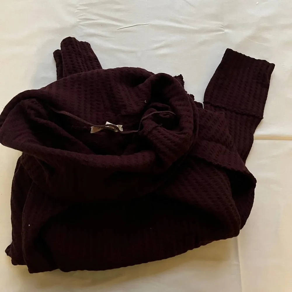 Free People Juicy Long Sleeve Thermal Top in Date Night size S NWT MSRP $88 - Image 3