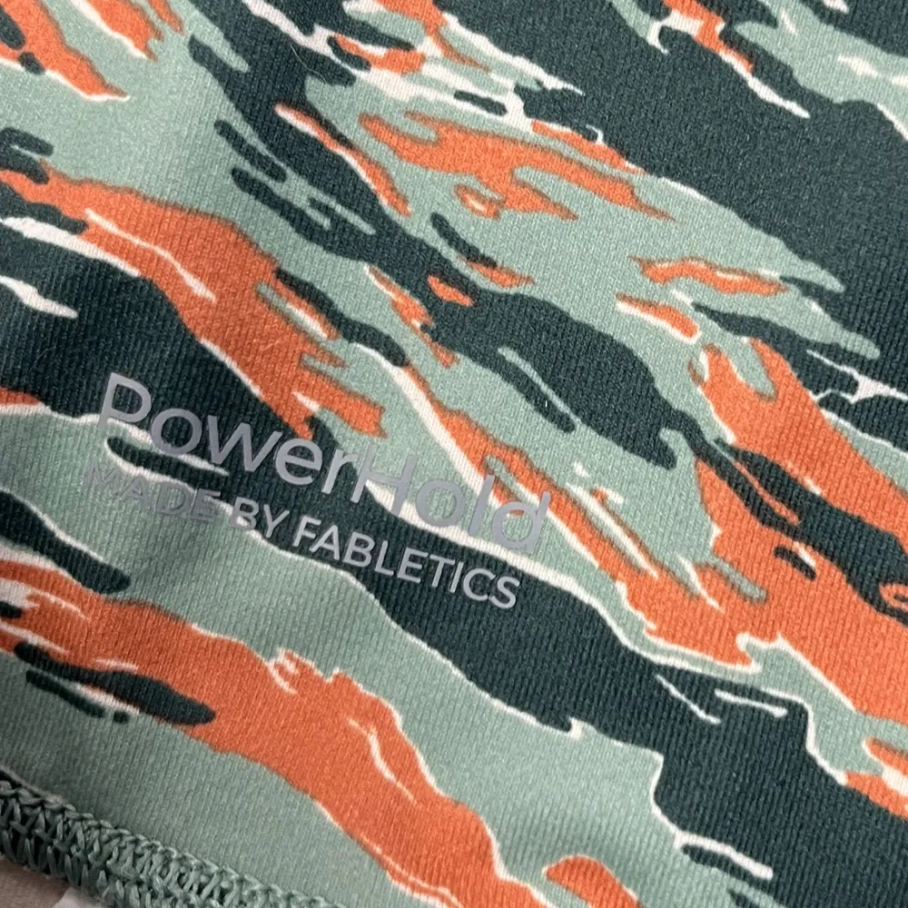 Fabletics Define PowerHold® High-Waisted 7/8 Legging Tiger Camo Print Sz S - Image 7
