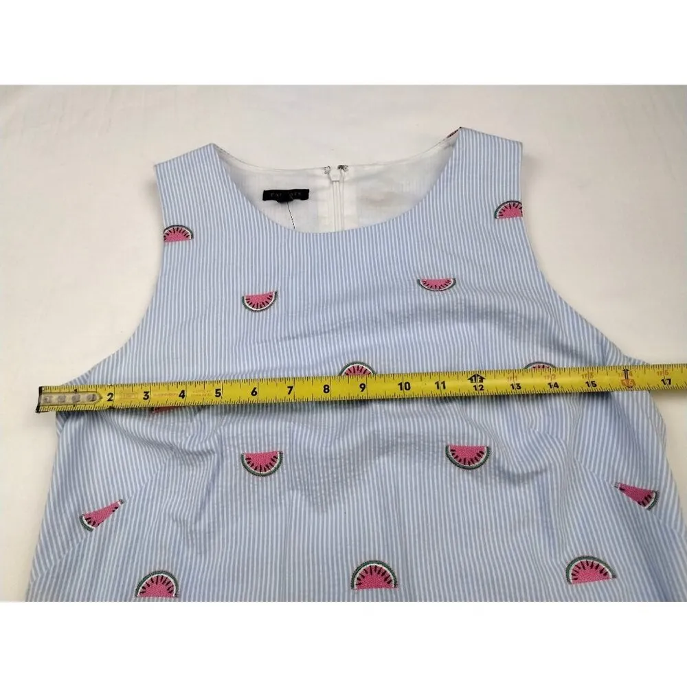 Talbots Women's Blue Shift Dress/Knee Length Sz 2 SKU 3969 - Image 6