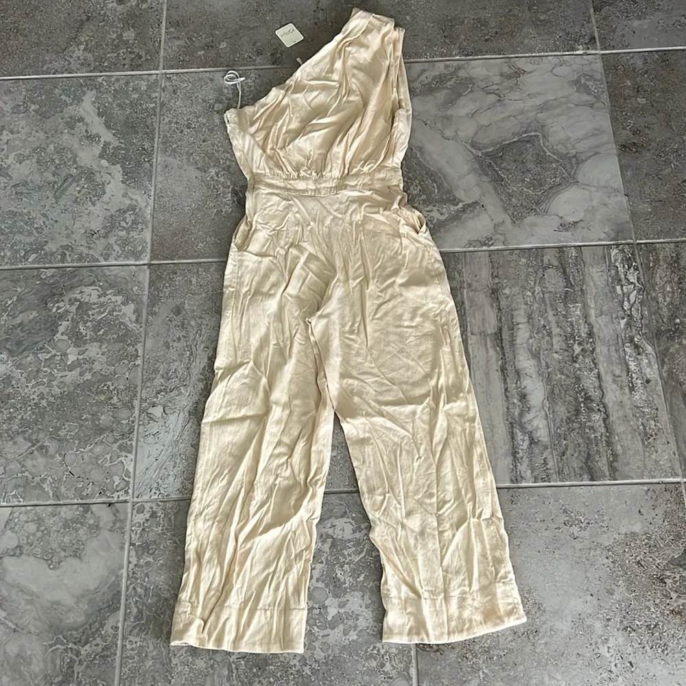 Free People Avery One-Shoulder Cropped Jumpsuit, Revolve Size 0 New w/Tag $168 - Image 10