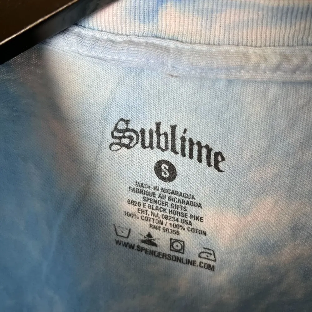 Sublime T Shirt Extra Small XS Blue White Graphic Tee - Image 11