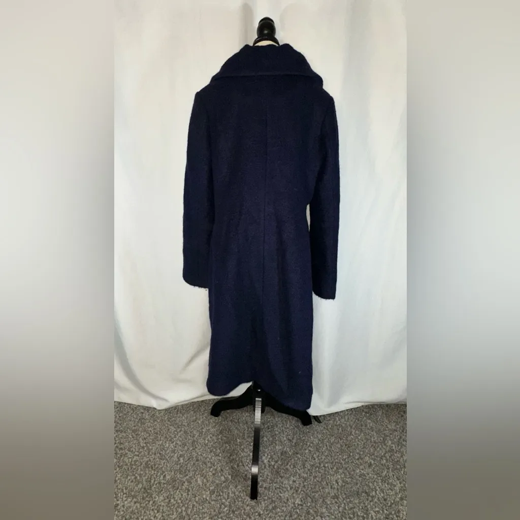 Ivanka Trump Boucle Collar Bejeweled Button Wool Blend Coat Size Lg Classy Regal - Image 4