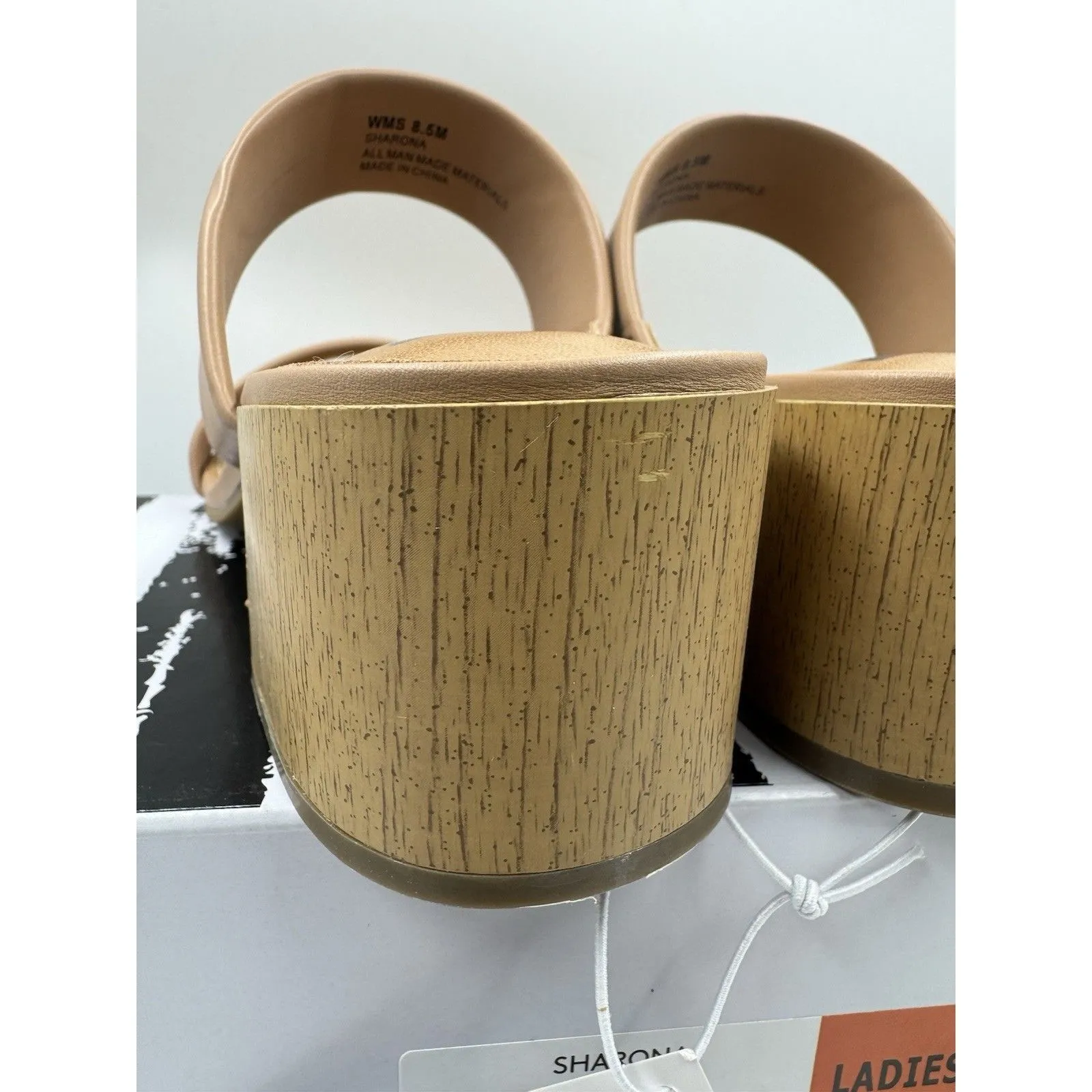 dv By Dolce Vita Women's Sharona Dual Strap Heeled Sandal Cafe/Tan 8.5 New - Image 6