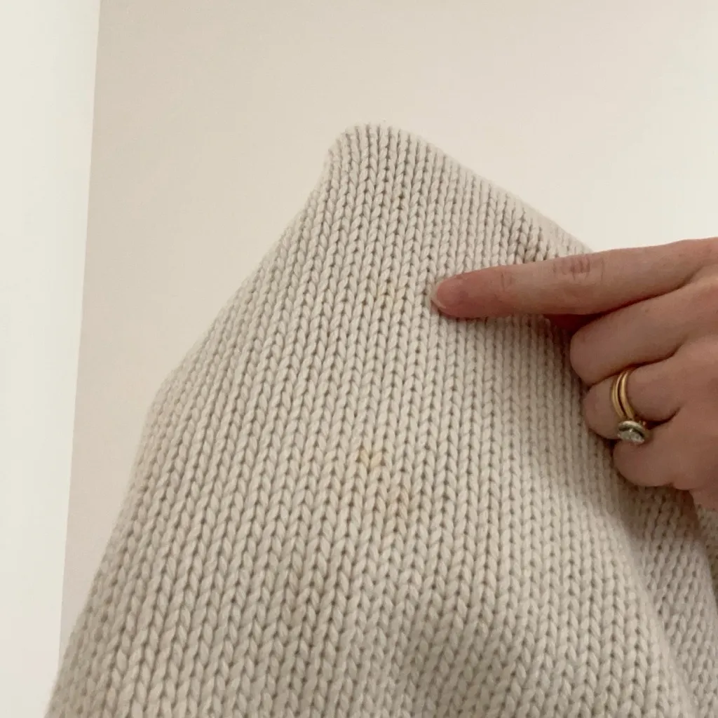 Vintage Coldwater Creek 100% Cotton American Flag Turtleneck Sweater Red Size XL - Image 7