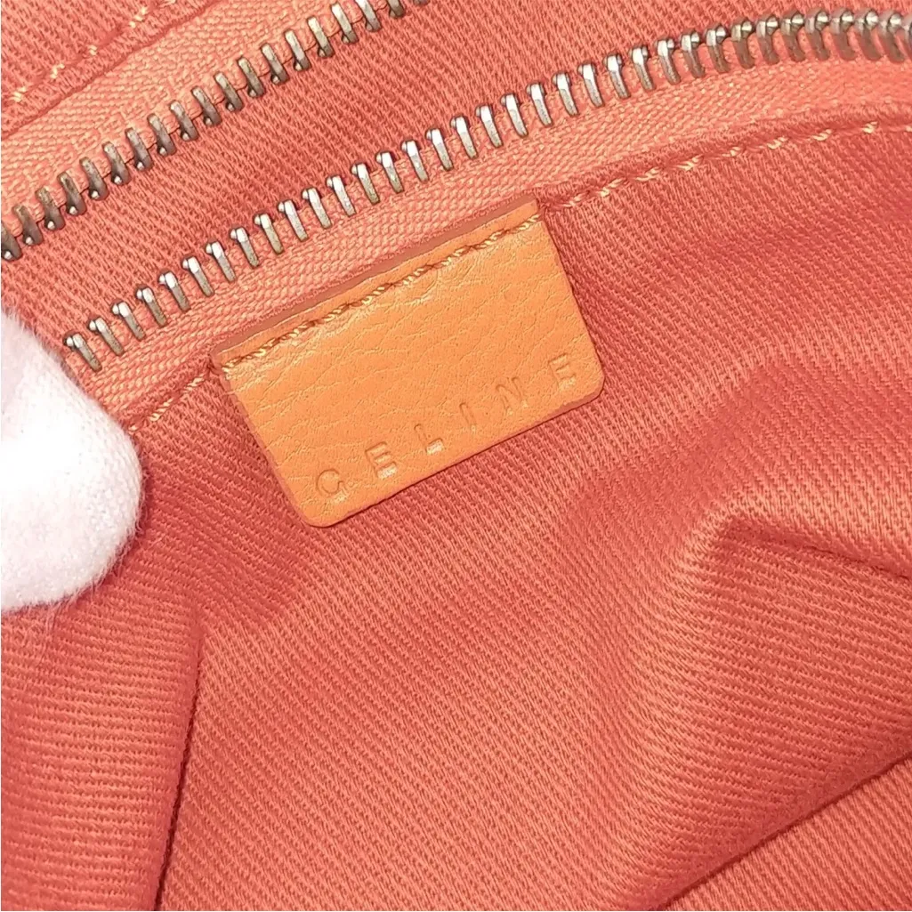 Celine Orange Tote Bag - Image 5