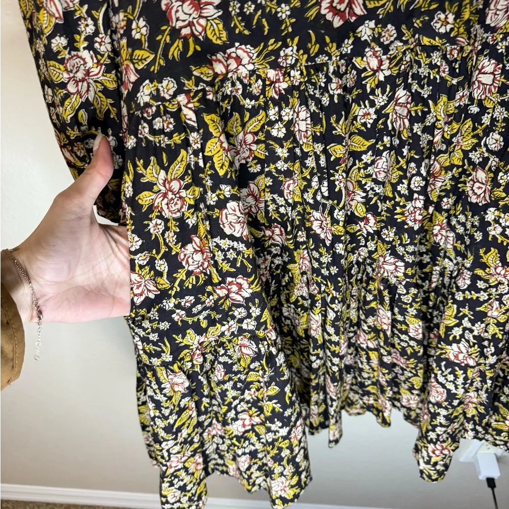 Mille resort and travel Lola Dress rose floral size xs Black - Image 5
