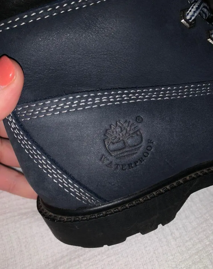 Timberland navy blue boots - Image 2
