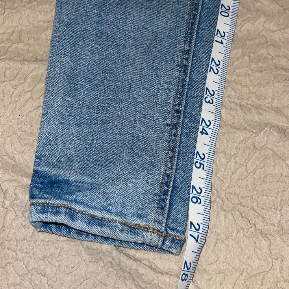 Old Navy Womens Rockstar Super Skinny Jeans Secret Slim Pocket Distressed Blue 2 - Image 10