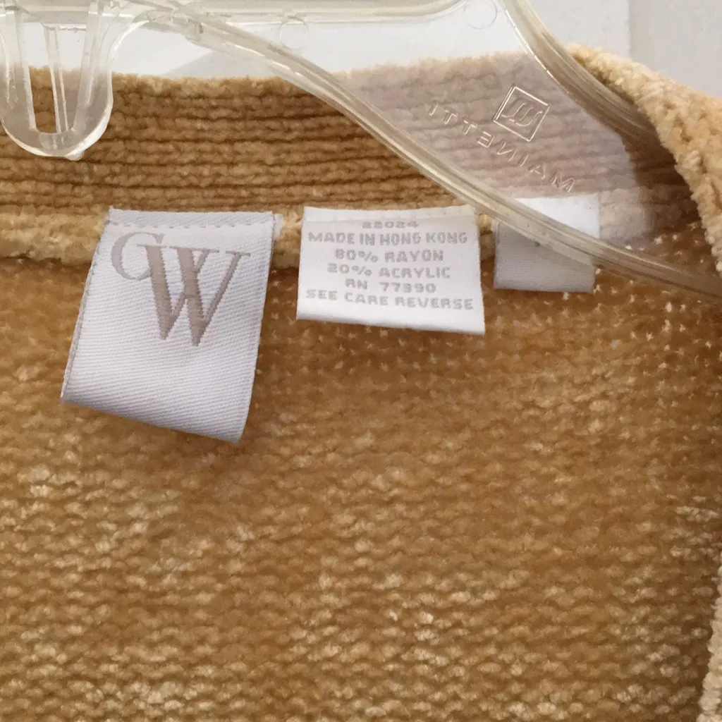 FINAL MARKDOWN Ladies chenille cardigan medium - Image 4