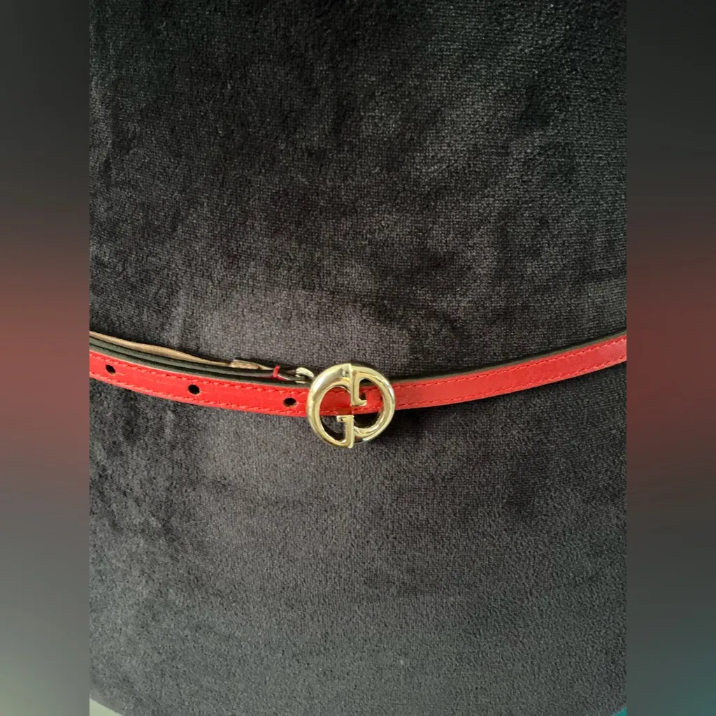 GUCCI Leather Belt with GG Gold Buckle❤️❤️ - Image 7