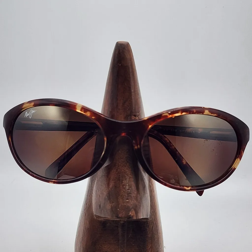 Maui Jim Polarized Tortoiseshell Sunglasses & Case - Image 2