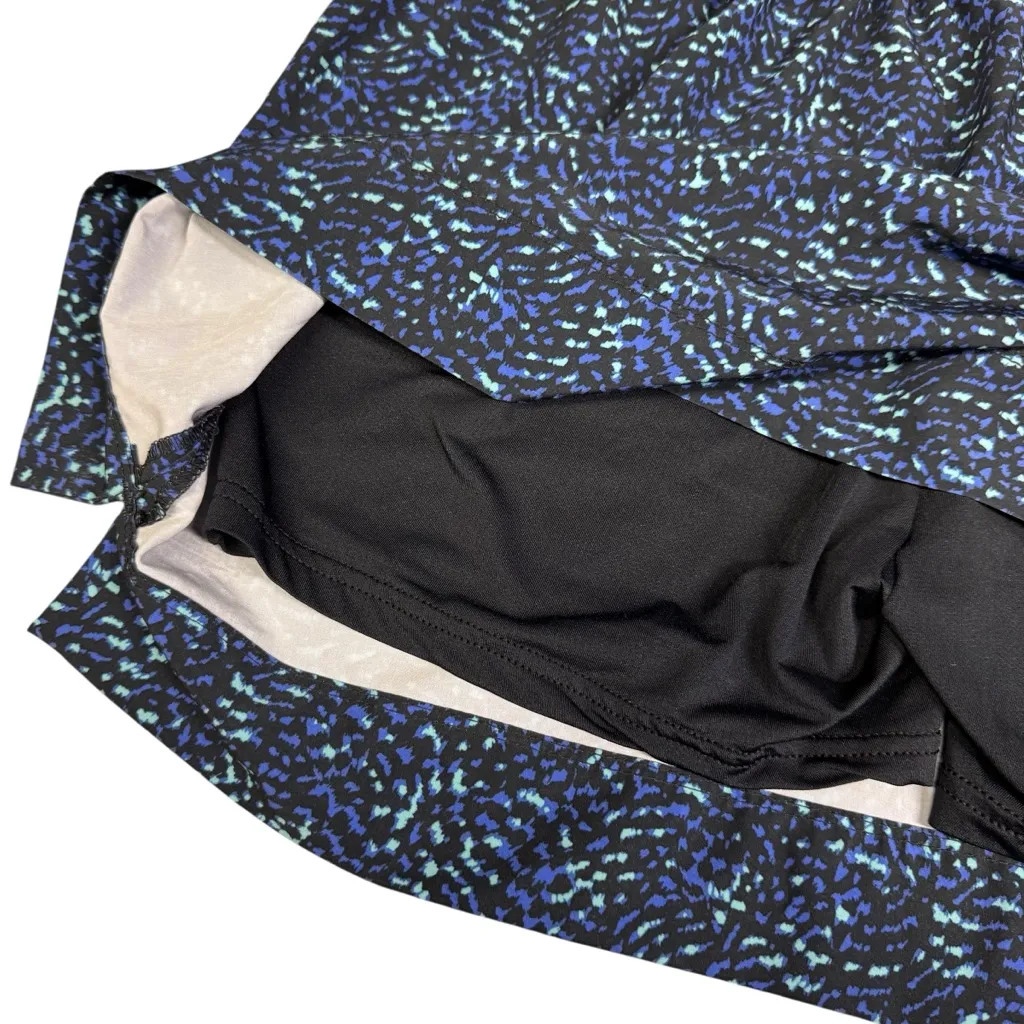 Speedo Woven blue Black Women’s Conservative Swim skirt Swimwear  Size Large - Image 4