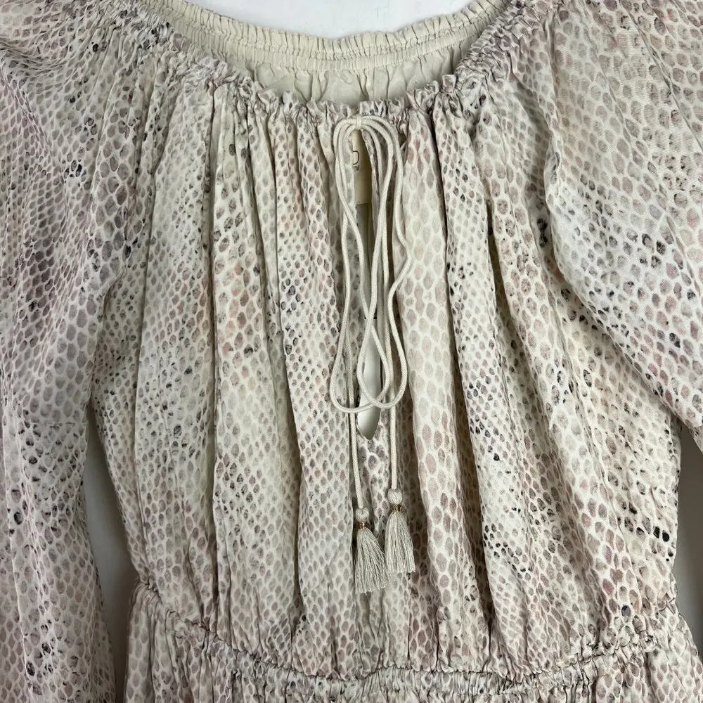 NWT  Python Mini Dress Snakeskin TJD Size Medium M NEW D2129 - Image 7