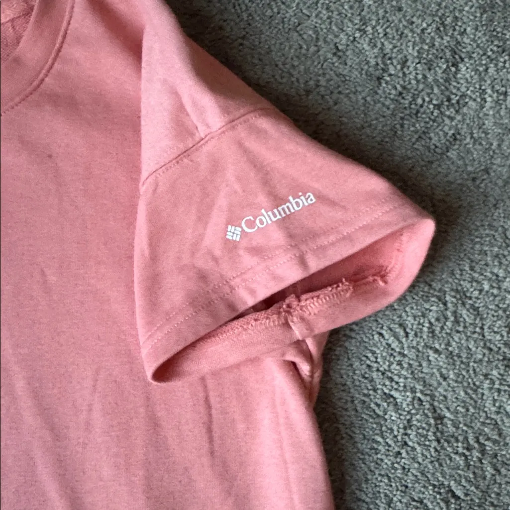 Columbia Peach Pink Sweat Drawstring Dress SIZE L - Image 3