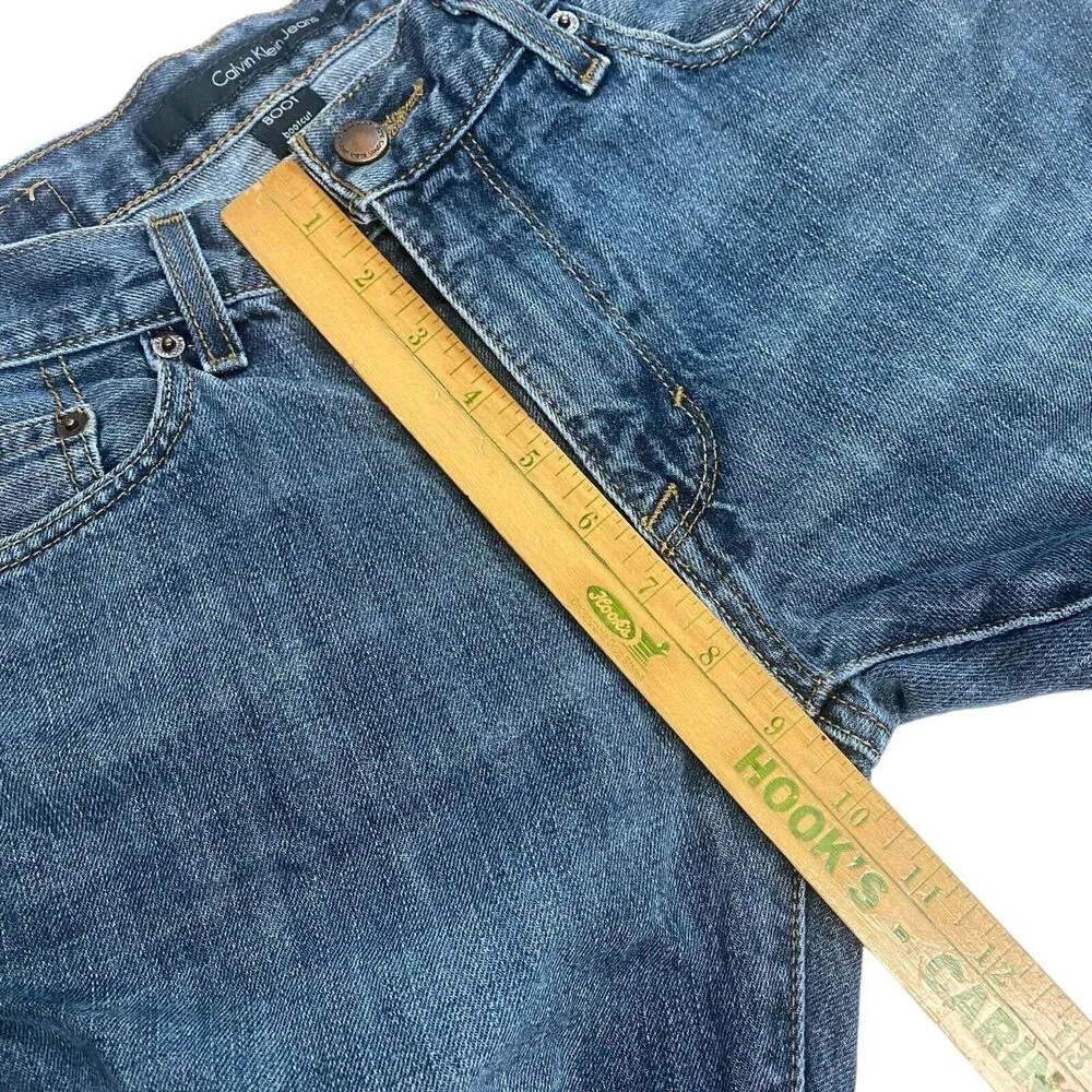 Calvin Klein Women's Bootcut Jeans Size 30 Medium Wash - Image 5